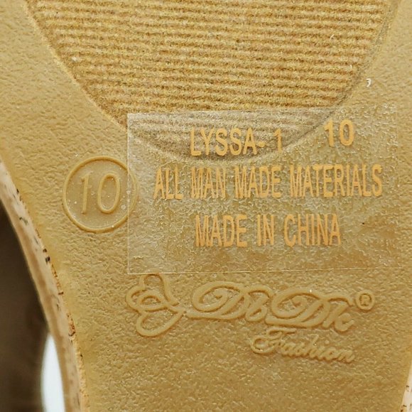 DbDk Lyssa 1 High Heel Platform Wedge Sandal NEW - Picture 9 of 9